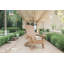 Folding Adirondack Chair With Hideaway Footrest And Cup Holder