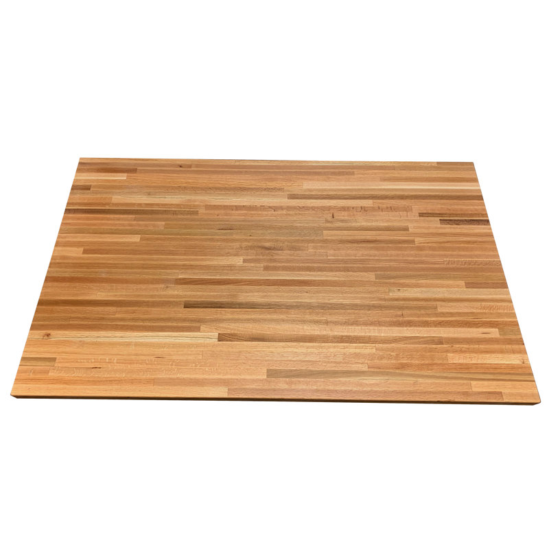 Dessus Knya Butcher Block, 1,5 po x 26 po x 50 po, Chêne rouge
