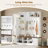 Versatile 3-in-1 Hall Tree with 6 Hooks