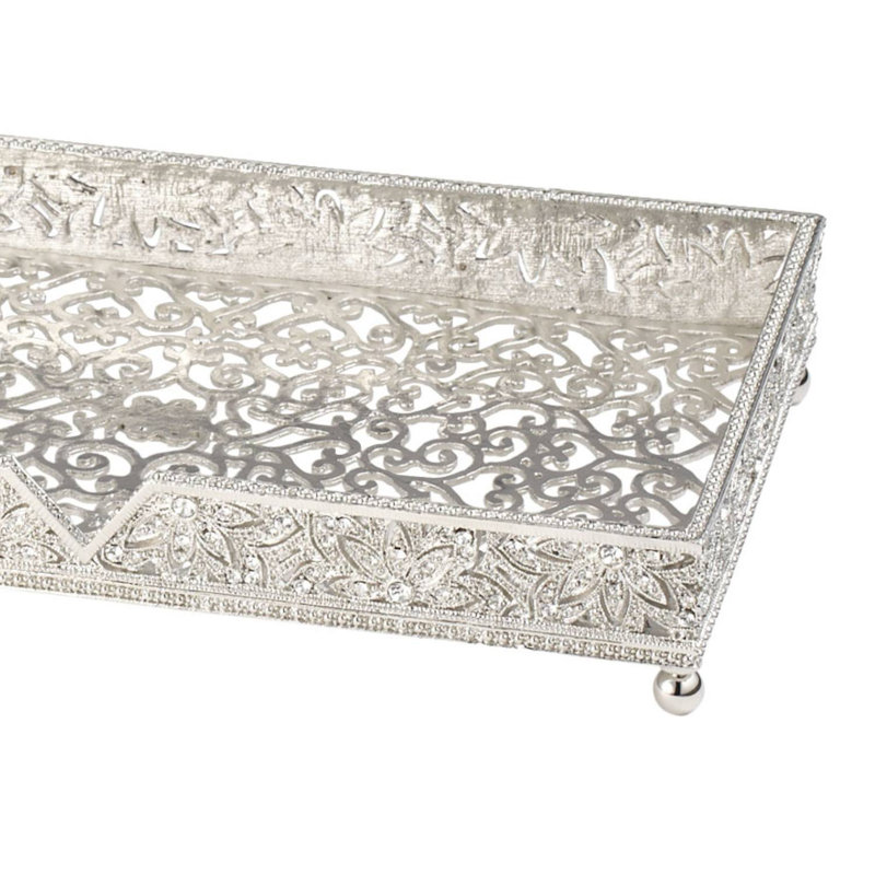 Windsor Guest Flat Napkin Holder, Silver