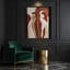 Art mural abstrait sur toile brune 17-1697168370
