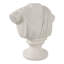 Sculpture Buste Papier Bois Mache MDF Drapé Classique Forme Du Corps Home Office Chambre Salon Décor - 16 "Ivoire