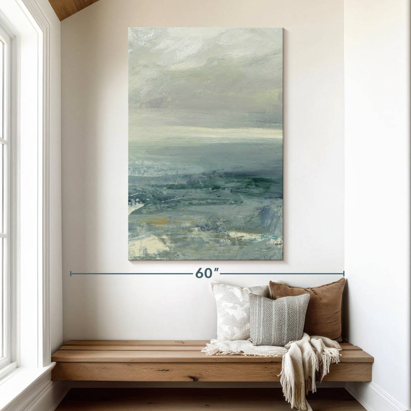 Avery Waves Abstract II, 51" H x 34" W