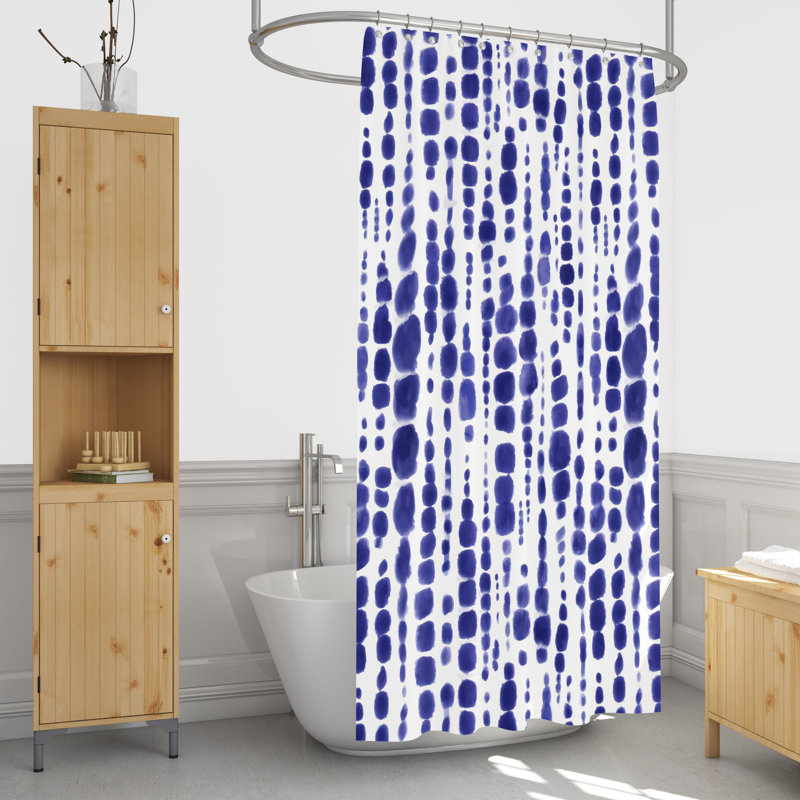 Rideau de douche simple, 83 po x 70 po