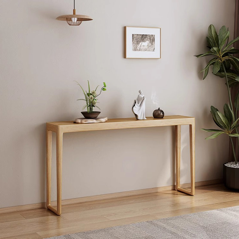 Console simple de style chinois, Burlywood