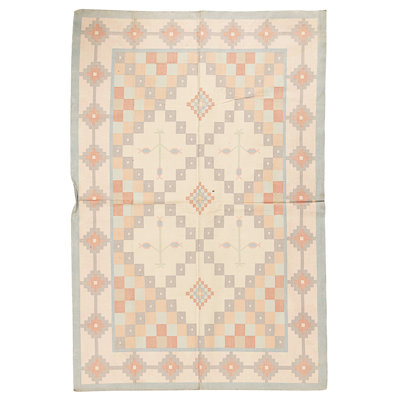 Hand Knotted Wool Area Rug