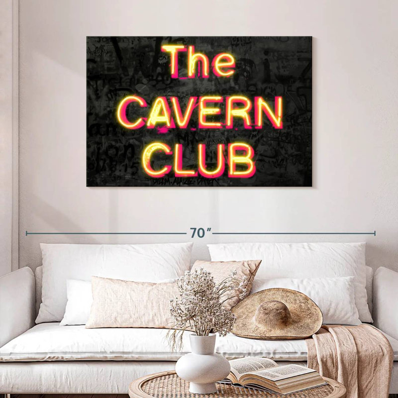 Plaque murale The Cavern Club, H 30 po x l 45 po