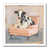 White Framed Paper Print