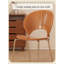 Chaise de salle à manger légère et luxueuse