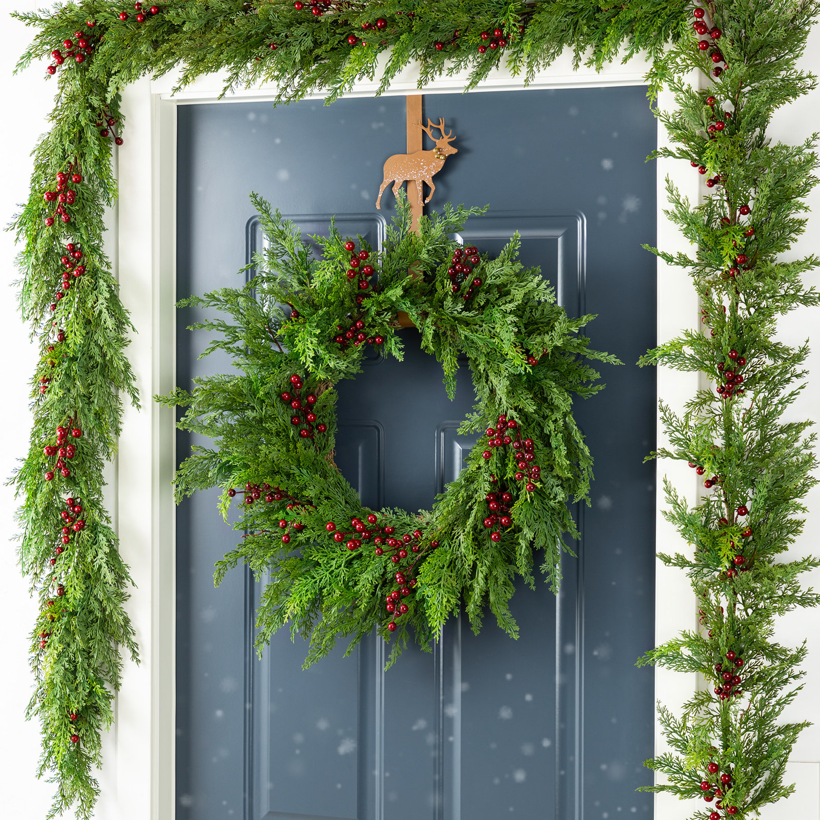 Lexianna 3-Piece Wreath and Garland Set