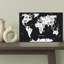 World Animal Map Contemporary Bear Elephant Koala Nature Wildlife Wall Art Print 1 Piece Wrapped Canvas Wall Art-1105658371