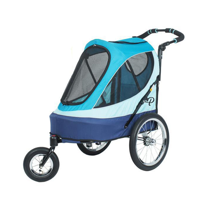 Folding Jogger Stroller, Blue