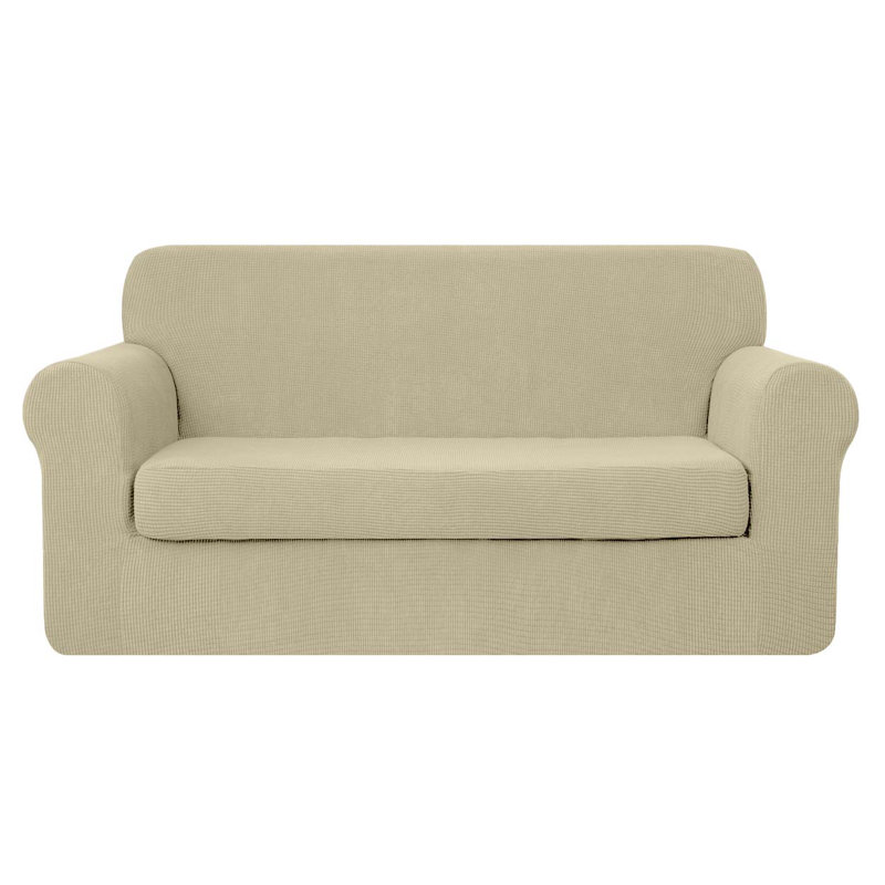 Coussin moelleux et moderne, Mélange de polyester ivoire