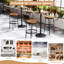 Round Metal Base Dining Table