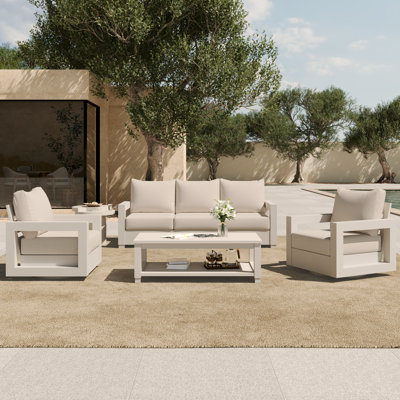 Ensemble de 4 chaises d'extérieur Modern