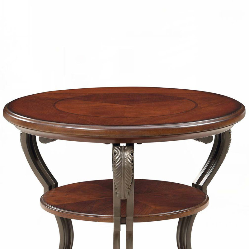 Table basse en bois avec tablette de plancher