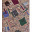 Tapis crocheté antique américain American Multicolor 1930