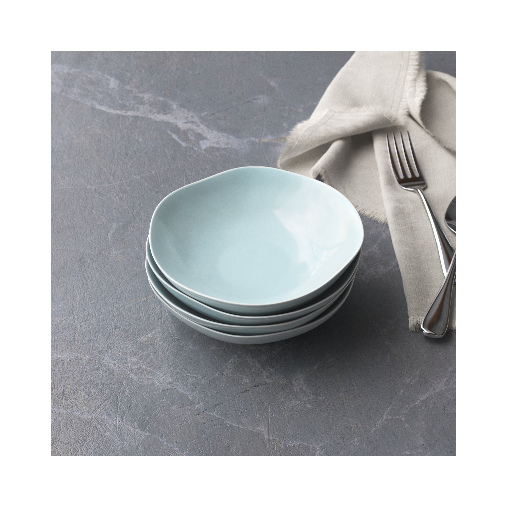 Portmeirion Sophie Conran Pasta Bowl 9", Blue