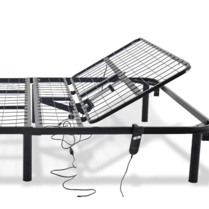 Twin Xl Adjustable Bed Base With Head Up Only - Black Color, And Robust, Simple Assembly For One Adult, 850Lbs Capacity, Box Spring Not Necessary Long-Lasting, Easy Weight