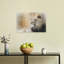 Majestic Lion Gaze Contemporary Wall Art Print 1 Piece Wrapped Canvas Wall Art-1586072335
