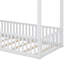 Lit superposé simple au-dessus d'un lit simple-287676677