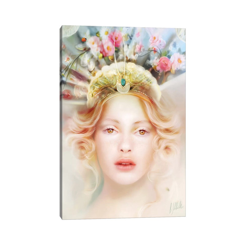 Wild Honey by Bente Schlick - Wrapped Canvas Print, 20.32 cm H x 30.48 cm W