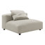 Canapé modulaire rembourré en tissu avec repose-pieds 4 pièces Solace-101704603