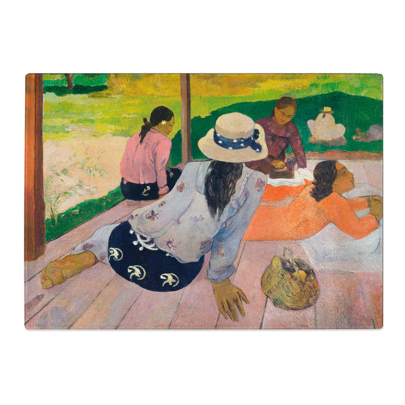 The Siesta by Paul Gauguin Chopping Board, 0.4cm H x 28.5cm W x 39cm L