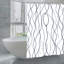 Rideaux de douche Abstract Curved Line, 71 x 71