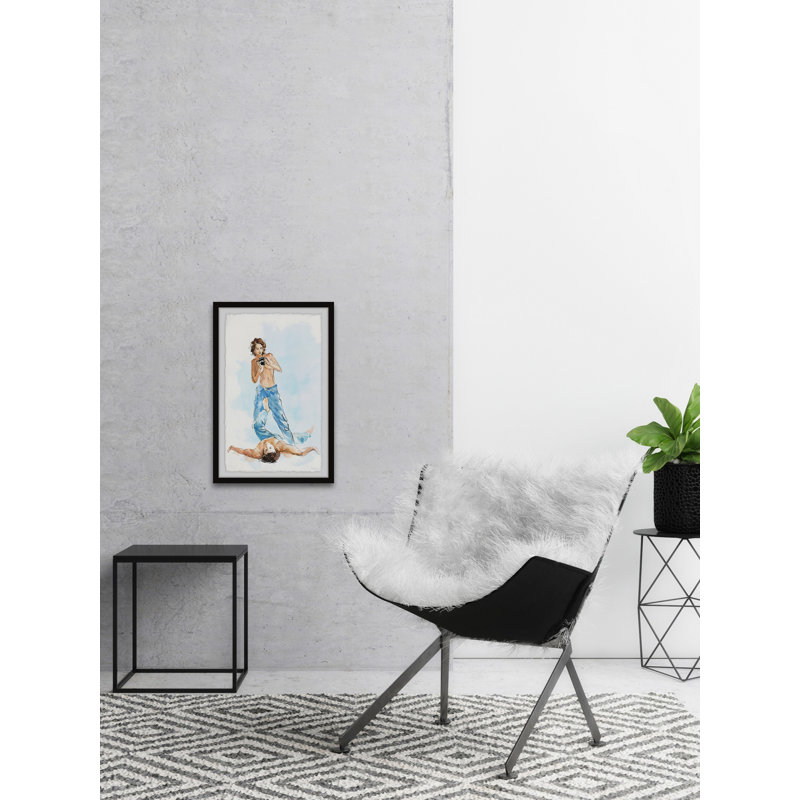 Couple Matching Jeans by Parvez Taj - Single Picture Frame Painting, 30 cm H x 20 cm W