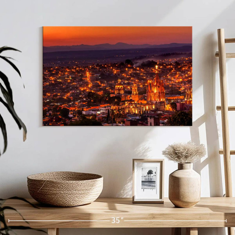 Sireci San Miguel De Allende Skyline, 16" H x 24" W