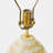 Handcrafted Cream Bone Table Lamp Base 