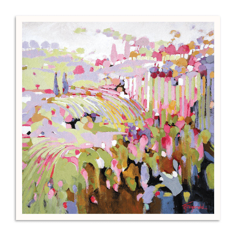 Imagine by Catherine Fitzgerald - Painting, 41cm H x 41cm W x 0.25cm D, Unframed