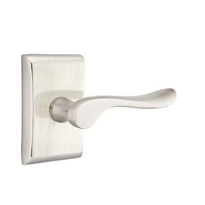 Luzern Wave/Drop Passage (Hall & Closet) Door Lever with Rectangle Rosette