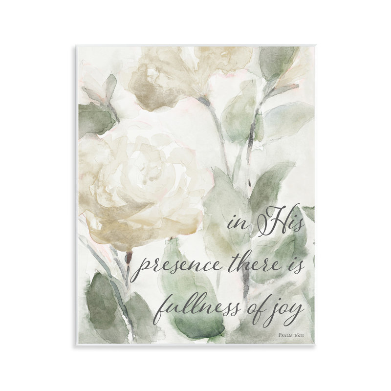 «His Presence Floral Scripture» par Lanie Loreth