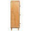 Solid Wood Rectangle Accent Cabinet-1699520355