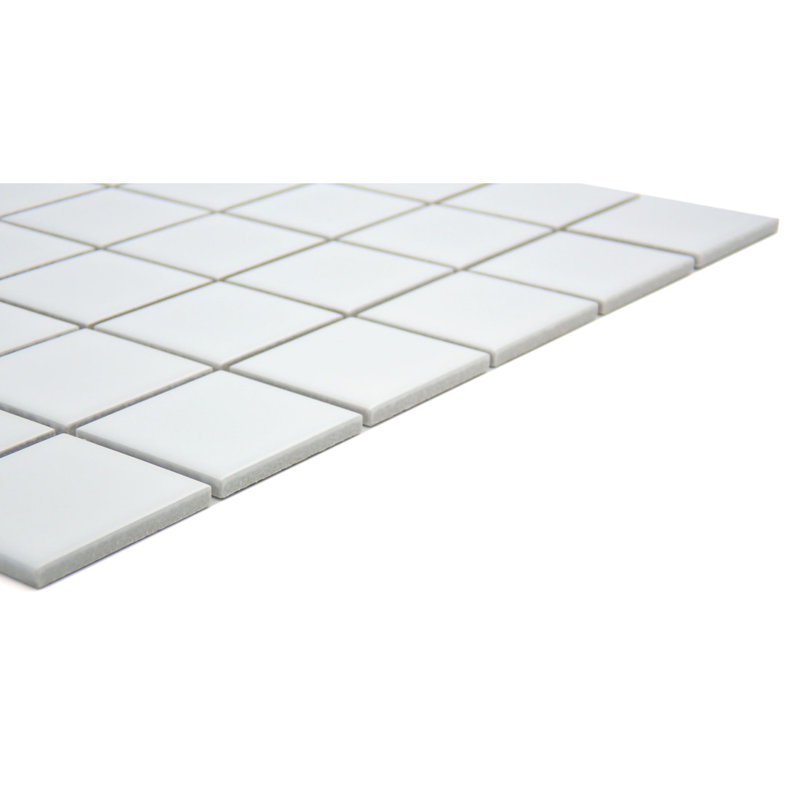 Impact Gray 12 in. x 12 in. Matte Porcelain Wall Tile (19.76 sq. ft./Case), White