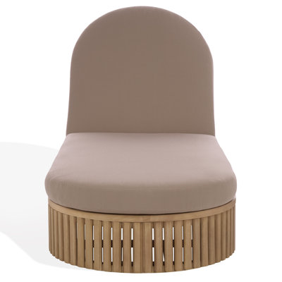 Arielle Wood Sun Lounger by Latitude Run