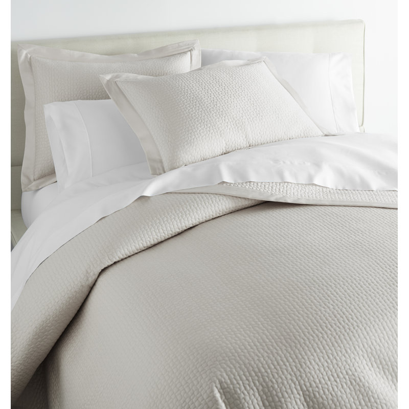 Hamilton Quilted Coverlet, Full/Queen Coverlet, Pearl