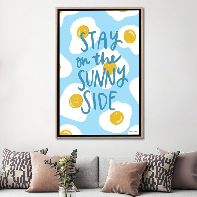 «Stay on the Sunny Side», reproduction d'art sur toile tendue, 26" x 18", Gallery Wrapped Canvas, No Frame