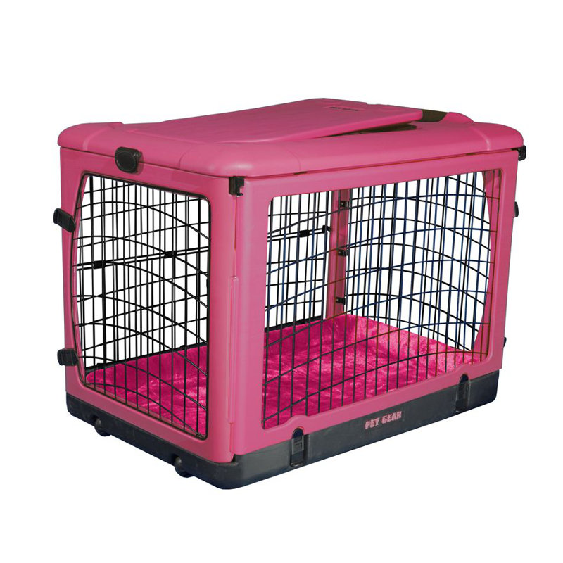 Cage pour animal Deluxe, Petit (H 21 po x l 18 po x P 26 po), Brun clair