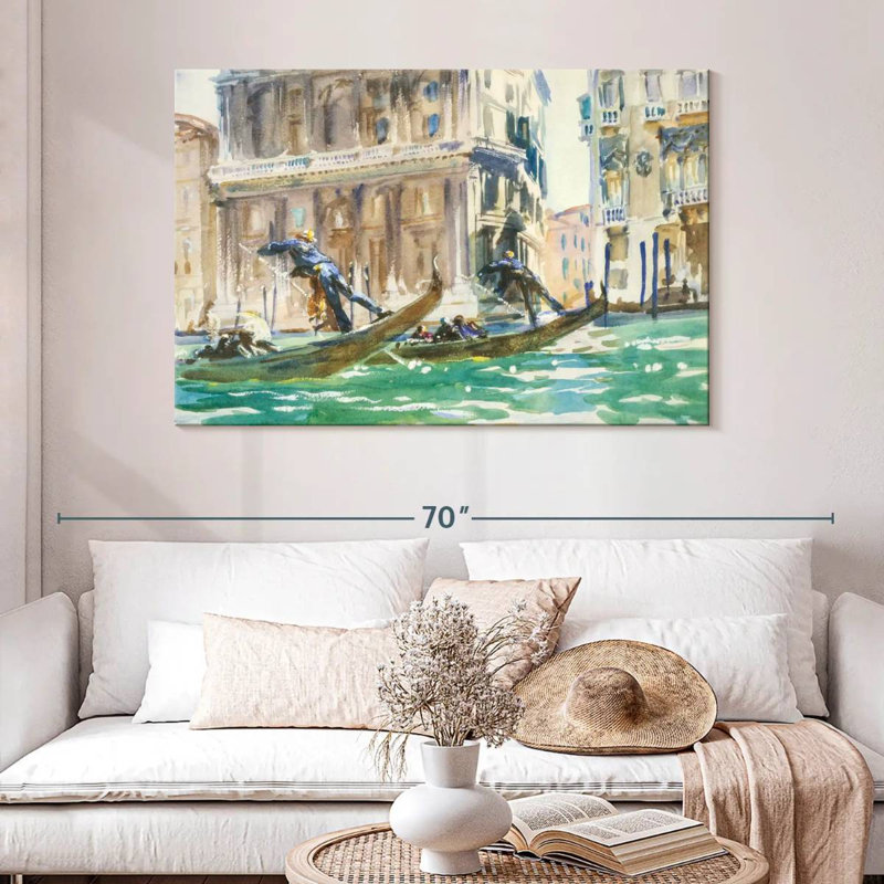 Mehar vue de Venise 1906, H 32 po x l 48 po
