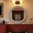 Round Wall Mirror With Carved Frame