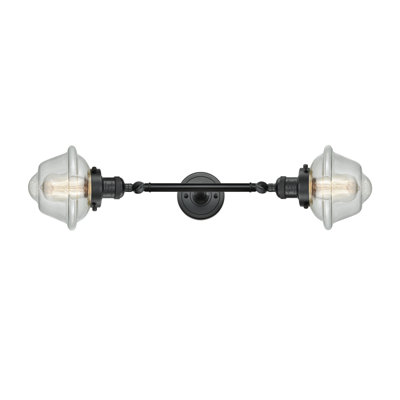 Éclairage pour meuble-lavabo 2 lumières rétro Lavalle