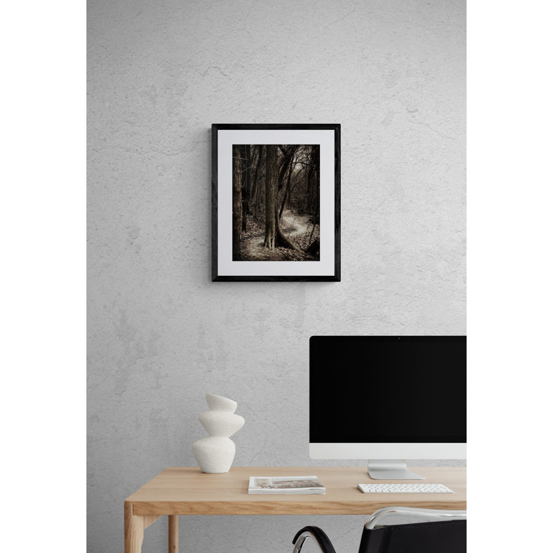 Sentier sombre et sinueux par Scott Norris, 32" H x 24" W