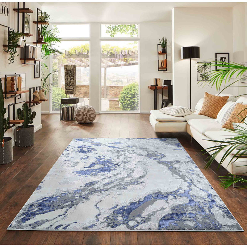 Kulas Abstract Area Rug, Rectangle 120 x 170cm