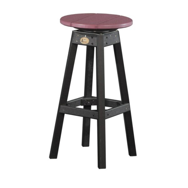 Tabouret de bar de patio 29,75 po Alsfeld, Noir, Noir