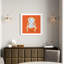 Palace Chair Orange Giclee Print by Dana Gibson