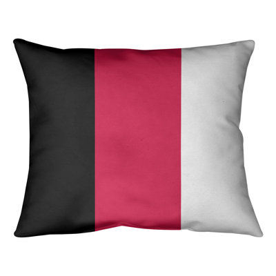 Striped Reversible Throw Pillow