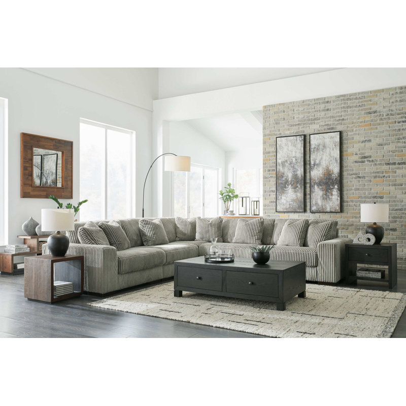 Canapé modulaire symétrique 5 pièces Adones Fog
